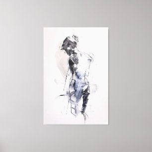 Impressão Em Tela Figura abstrato da mulher: