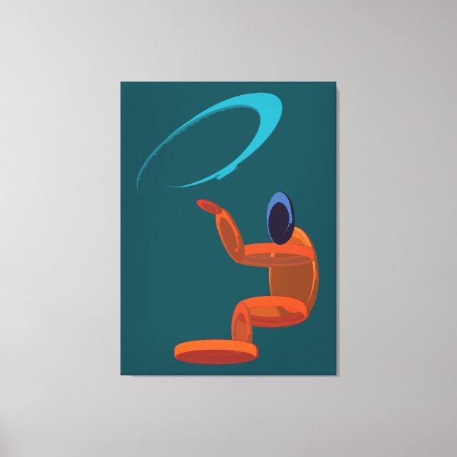 Impressão Em Tela Figura Cósmica Abstrata Conceitual (Frente)