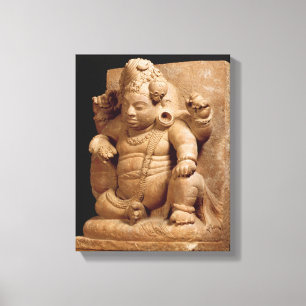 Impressão Em Tela Figura de Siva como Vamana, Maharashtra de Mansar