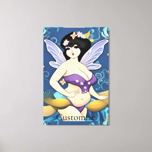 Impressão Em Tela Figura do cheio Deusa Fada Thunder_Cove (Frente)