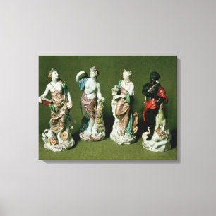 Impressão Em Tela Figuras da porcelana de Plymouth dos quatro