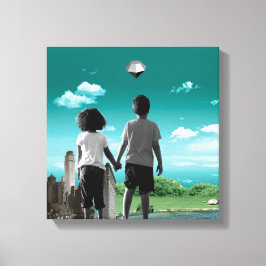 Impressão Em Tela Filhos do futuro