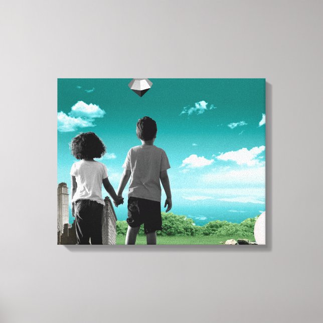 Impressão Em Tela Filhos do futuro (Frente)