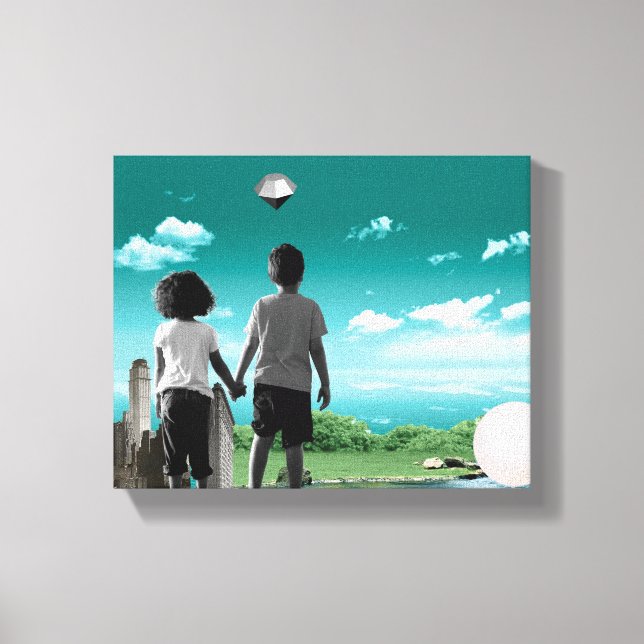 Impressão Em Tela Filhos do futuro (Frente)