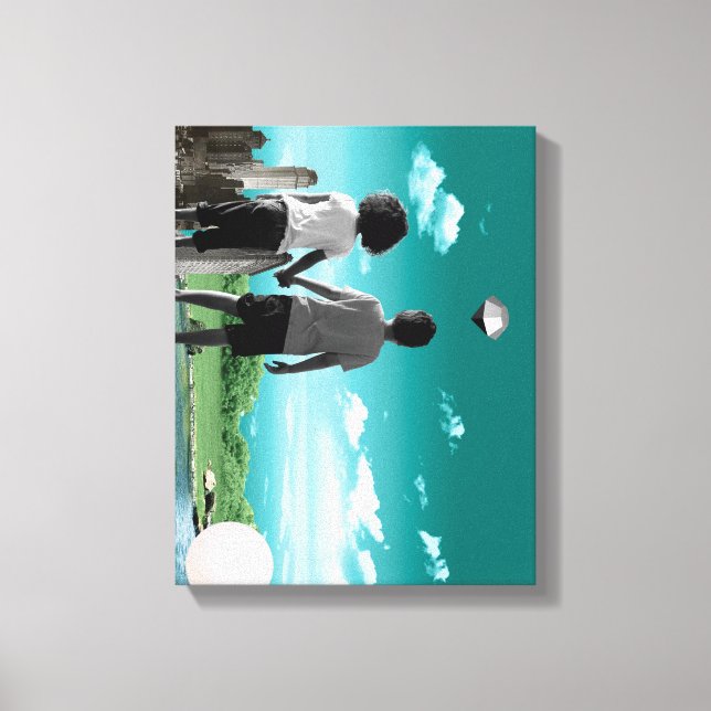 Impressão Em Tela Filhos do futuro (Frente)