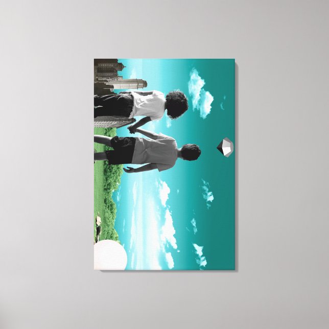 Impressão Em Tela Filhos do futuro (Frente)