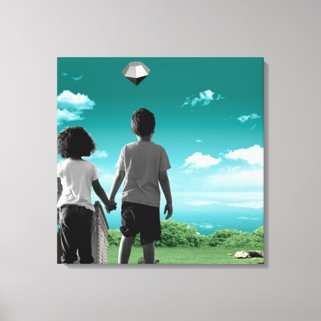 Impressão Em Tela Filhos do futuro (Frente)