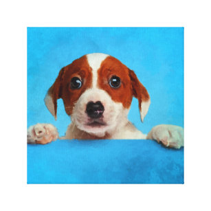 Impressão Em Tela Filhote de cachorro bonito de Jack Russell Terrier
