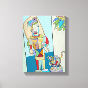 Impressão Em Tela "Filipino e gato" por Ruchell Alexander