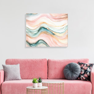 Impressão Em Tela Filmy Pastel Ágata
