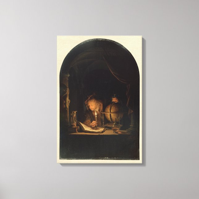 Impressão Em Tela Filósofo Alquimista Medieval (Frente)