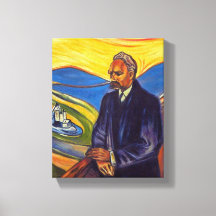 Filósofo Friedrich Nietzsche (por Edvard Munch)