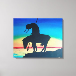 Impressão Em Tela Fim da trilha