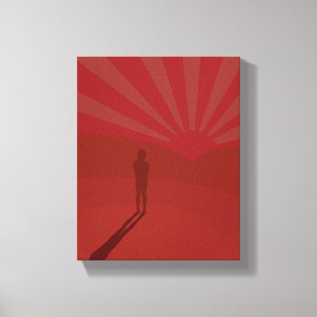 Impressão Em Tela Fim de dias (Frente)