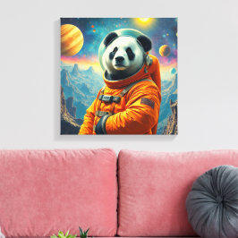 IMPRESSÃO EM TELA FIM DOS MUNDOS-GRANDE PANDA 2