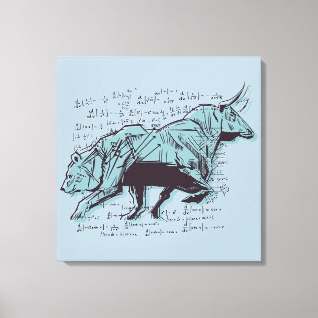 Impressão Em Tela Finanças na Análise do Mercado de Ações (Frente)