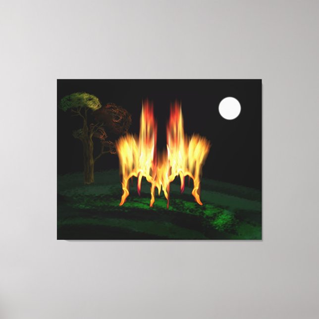 Impressão Em Tela Fire Fly (Frente)