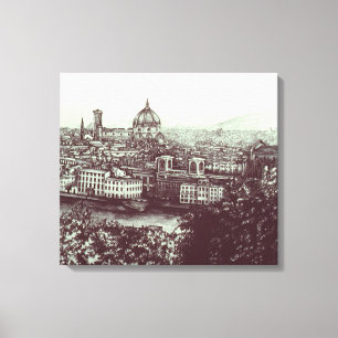 Impressão Em Tela Firenze, Itália
