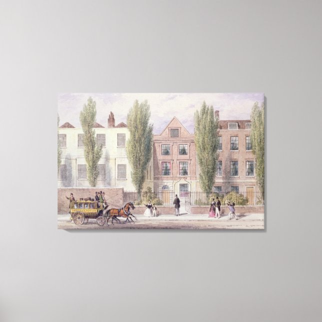 Impressão Em Tela Fisher's House, Lower Street, Islington, 1838 (Frente)