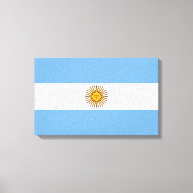 Impressão Em Tela Flag of Argentina (Frente)