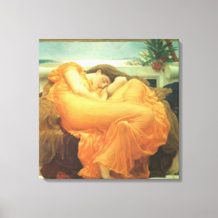 Impressão Em Tela Flaming June por Lord Frederic Leighton