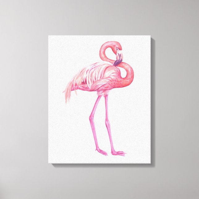 Impressão Em Tela Flamingo 2 (Frente)