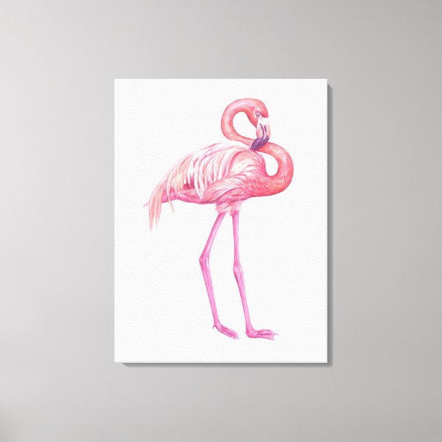 Impressão Em Tela Flamingo 2 (Frente)