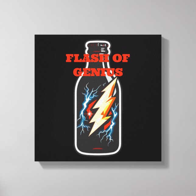 Impressão Em Tela Flash do Genius (Frente)