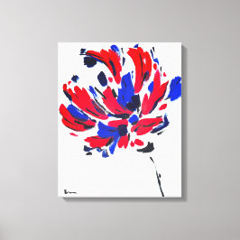 Impressão Em Tela Fleur éclatée