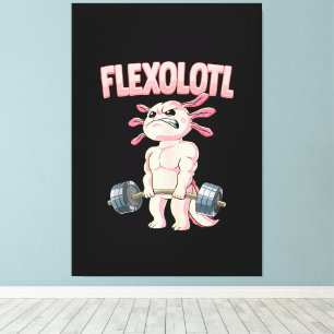 Impressão Em Tela Flexolotl Axolote