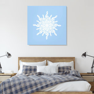 Impressão Em Tela Floco de neve G-Clef (Monograma Ornamental) de Inv