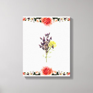 Impressão Em Tela Flor