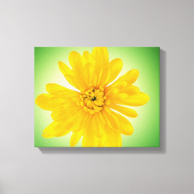 Impressão Em Tela Flor amarela (Frente)