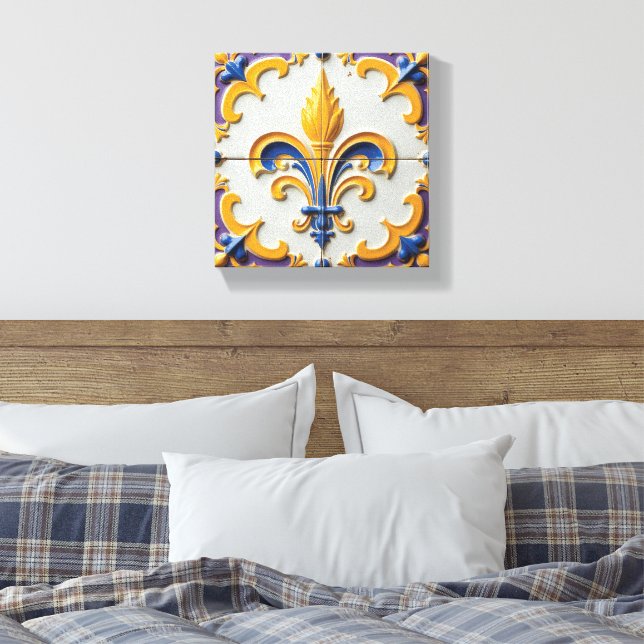 Impressão Em Tela Flor da Coroa (Insitu(Quarto))