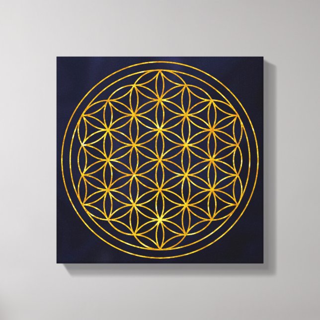 Impressão Em Tela flor da vida (Frente)