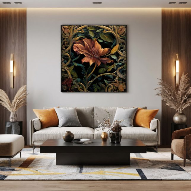 Impressão Em Tela Flor de Crepúsculo (Criador carregado)