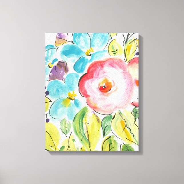 Impressão Em Tela Flor - Delícia II (Frente)