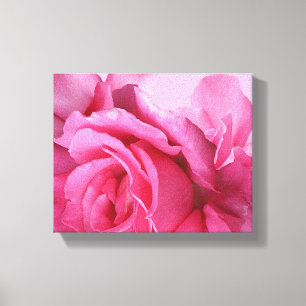 Impressão Em Tela Flor linda rosa cor-de-rosa floral moderna elegant
