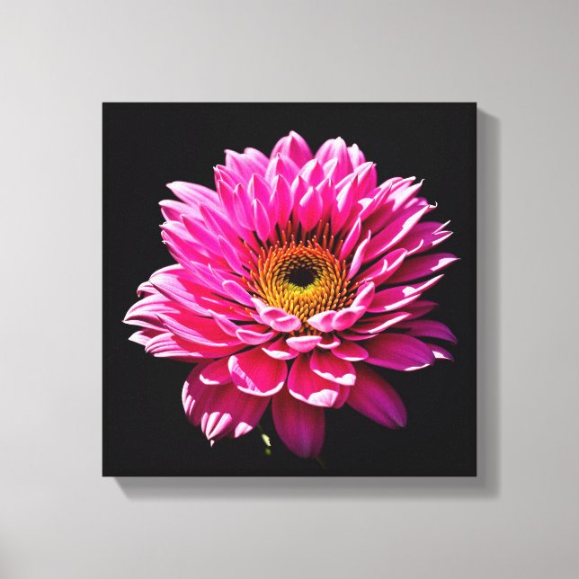 Impressão Em Tela Flor rosa (Frente)