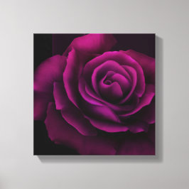 Impressão Em Tela Flor Rosa vermelha Roxo-Gótica