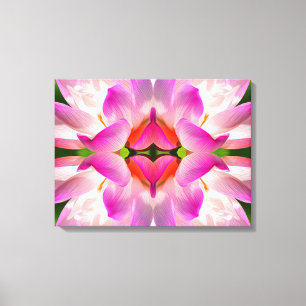 Impressão Em Tela FLOR RÚPIDO - Arte Fractal -