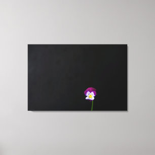 Impressão Em Tela Flor violeta 36x24 (90x60cm) waccn