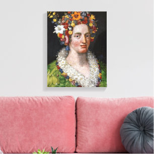 Impressão Em Tela Flora Giuseppe Arcimboldo