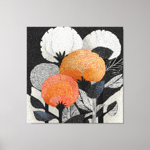 Impressão Em Tela Floração Noturna no Planeta Vermelho #2