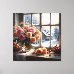 Impressão Em Tela floração silenciosa do inverno