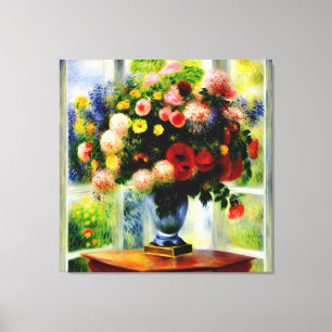 Impressão Em Tela Florais Elegante Florais Assortados Coloridos
