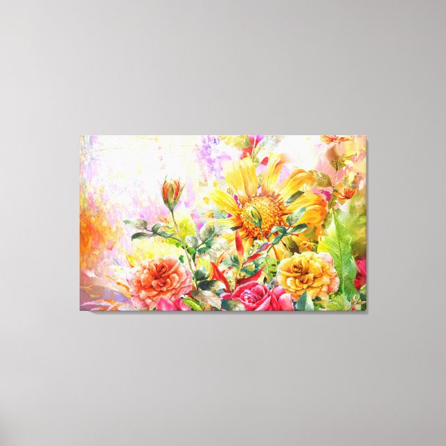 Impressão Em Tela Floral Blossom Bloom Wall Art (Frente)