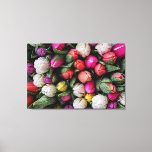 Impressão Em Tela Floral Elegante Moderno