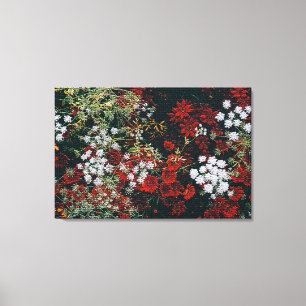 Impressão Em Tela Floral Elegante Moderno