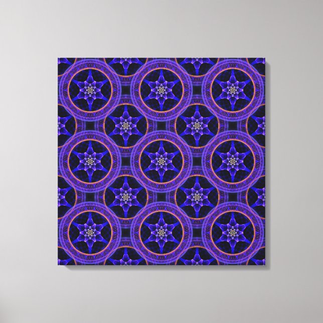 Impressão Em Tela Floral Modern Boho Elegant Abstract Pattern #505 (Frente)
